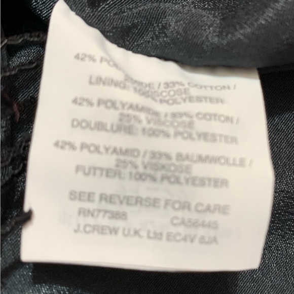 J. CREW black ladies Peplum Sleeveless lace round neck top size 6 NWT - Picture 3 of 11